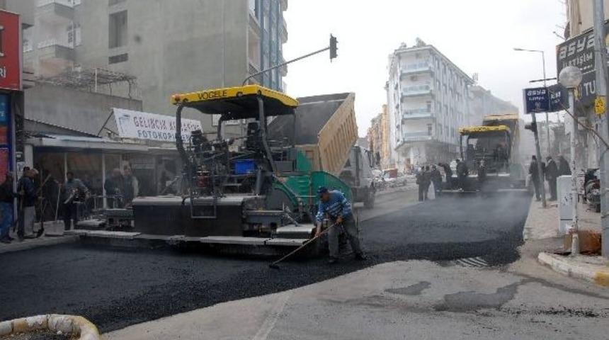 Bozbey Yolu&rsquo;na Beton Asfalt