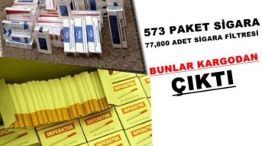 Elazığ&rsquo;da ka&ccedil;ak sigara operasyonu