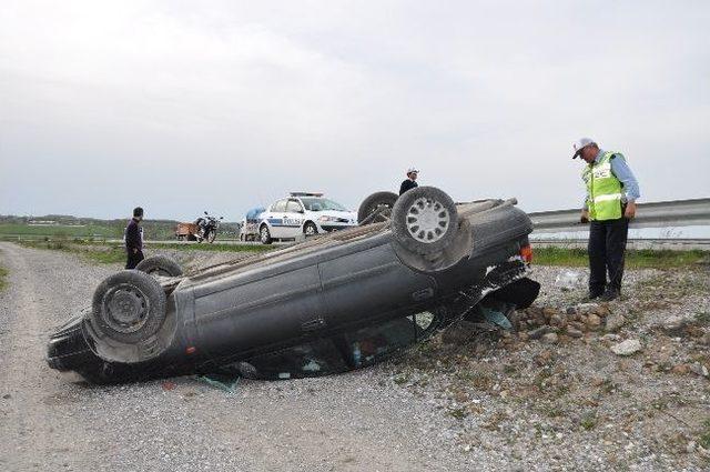 Sp Samsun İl Başkanı Kazada Yaralandı