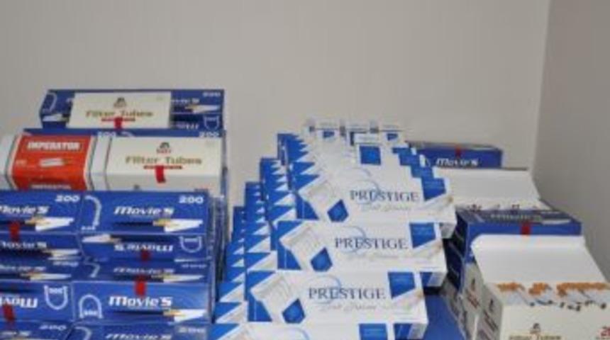 Bafra’da Kaçak Sigara Ele Geçti