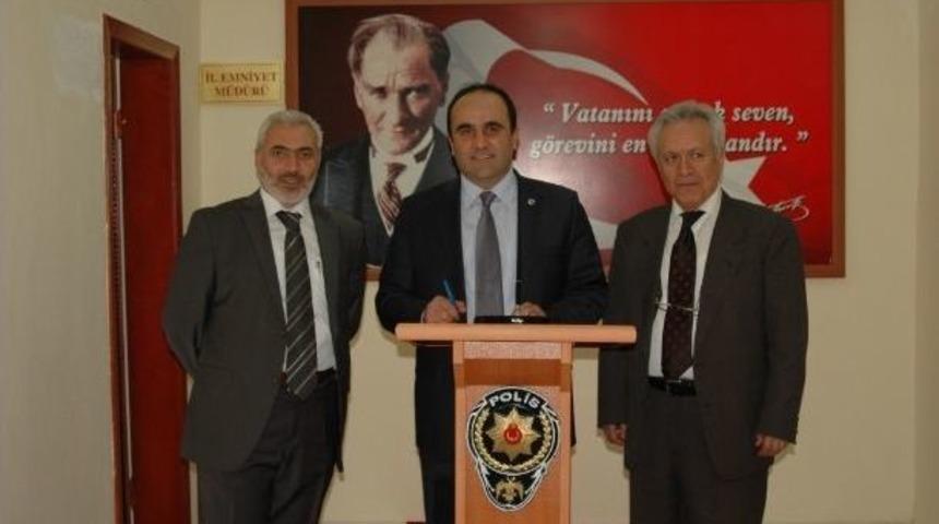 Vekil &Ouml;zbek'ten Emniyet M&uuml;d&uuml;r&uuml; Aydoğan'a Ziyaret