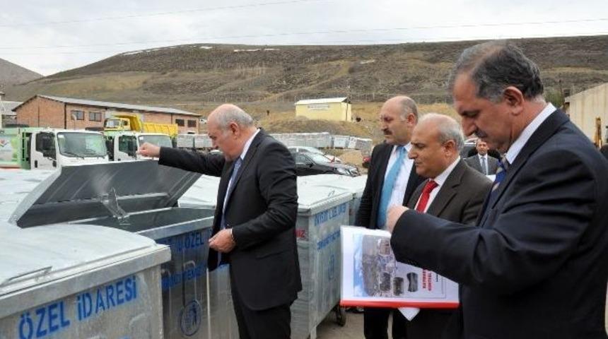 Bayburt&rsquo;un 163 K&ouml;y&uuml; &Ccedil;&ouml;p Konteynırıyla Buluşacak