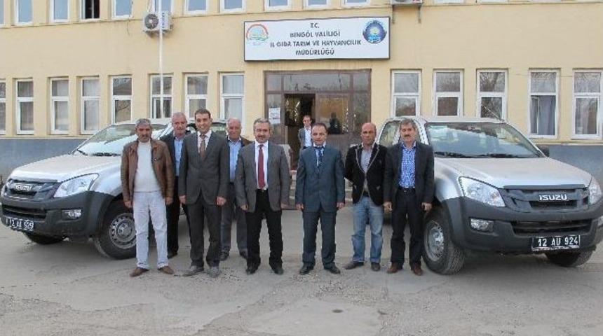 Bing&ouml;l Tarım M&uuml;d&uuml;rl&uuml;ğ&uuml;&rsquo;ne 2 &Ccedil;ift Kabin Kamyonet