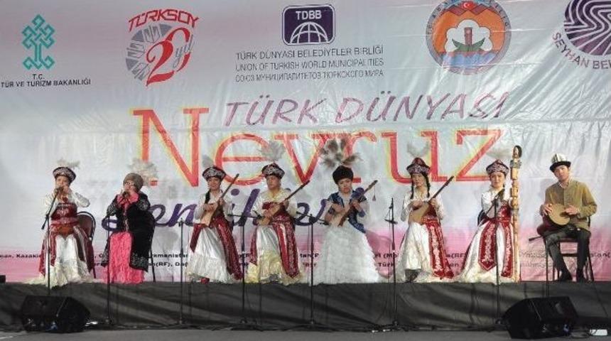 Adana'da T&uuml;rk D&uuml;nyası Nevruz Şenlikleri