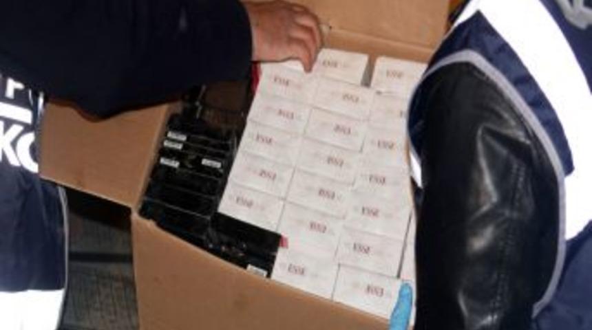 Midyat'ta 34 Bin 500 Paket G&uuml;mr&uuml;k Ka&ccedil;ağı Sigara Ele Ge&ccedil;irildi