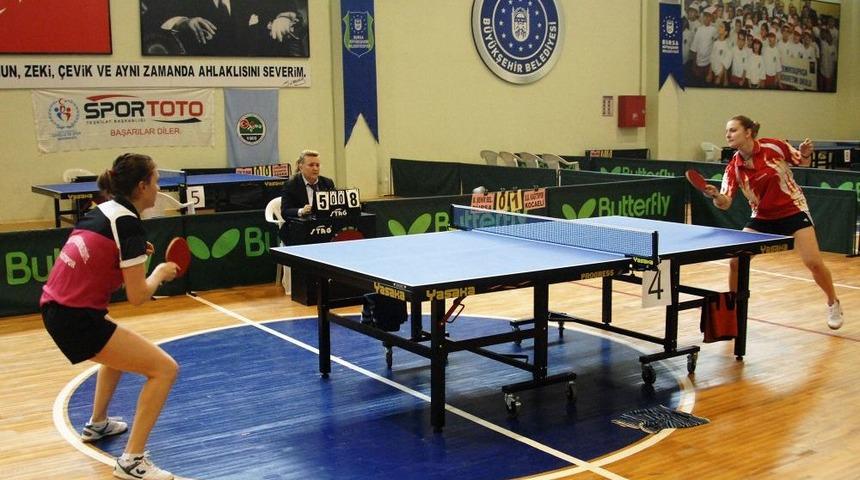 Bursalı Masa Tenis&ccedil;ilerin Hedefi; Ligi Ilk &Uuml;&ccedil;te Bitirmek