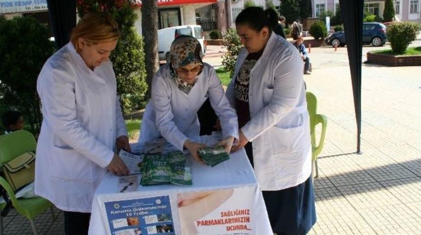 Devrek&rsquo;te Kanser Haftası Etkinlikleri Bilgilendirme Stantı