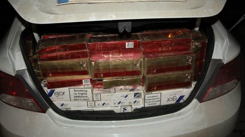 Polisten Ka&ccedil;an Ara&ccedil;tan Ka&ccedil;ak Sigara &Ccedil;ıktı