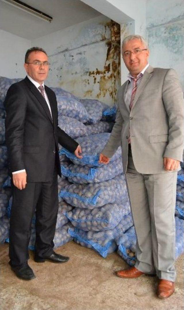 13 Ton Tohumluk Patates 3 Saatte Dağıtıldı