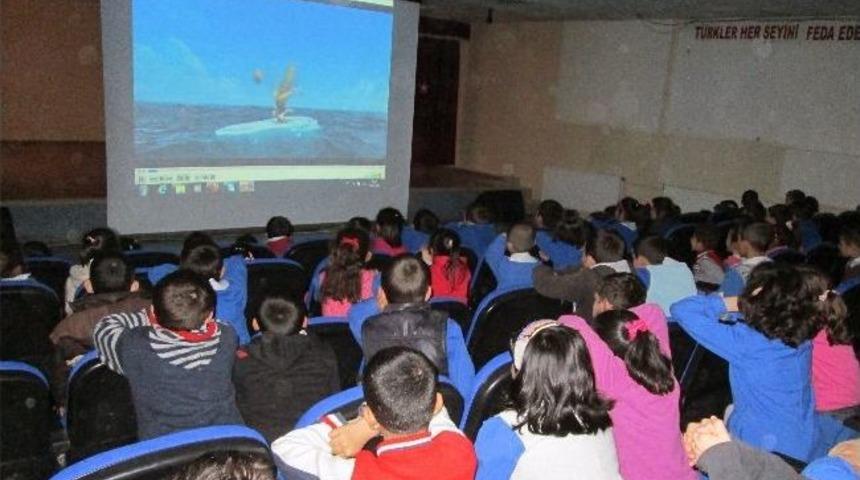 Şiran&rsquo;da İlkokul &Ouml;ğrencilerine Sinemalı Eğitim