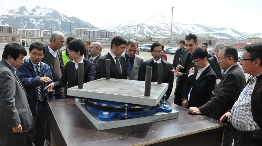 Japonlar, Erzurum Şehir Hastanesi&rsquo;nin Deprem Izolat&ouml;rlerine Tam Not Verdi