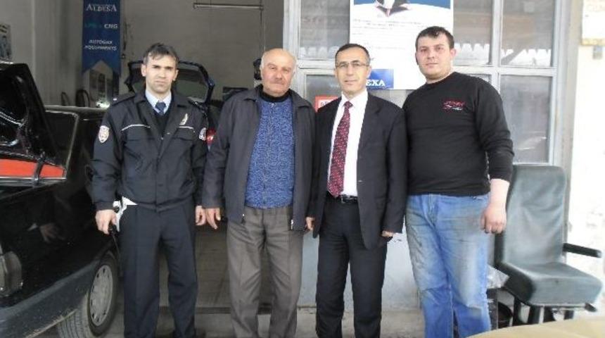 Emniyet M&uuml;d&uuml;r&uuml; Akın'dan Esnaf Ziyareti