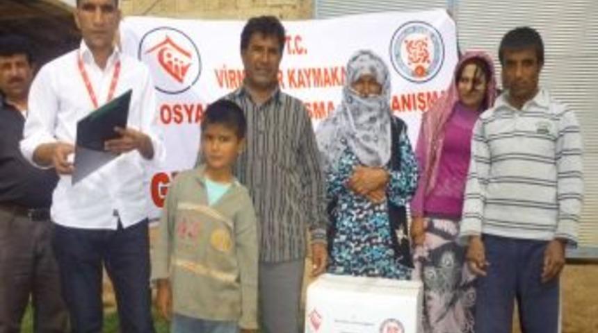 Kaymakamlıktan Suriyelilere Yardım