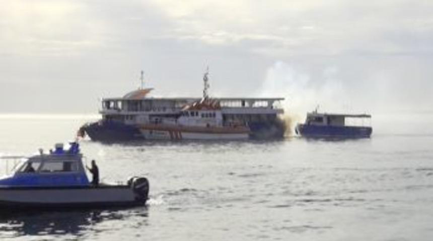 Teknede Yangın Paniği