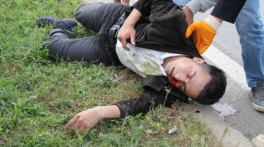 Alanya'da motorsiklet kazası: 1 yaralı