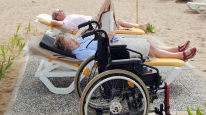 &Ccedil;olaklı'da Sahiller Engelli Turistlerin Kullanımına Uygun Hale Getirildi