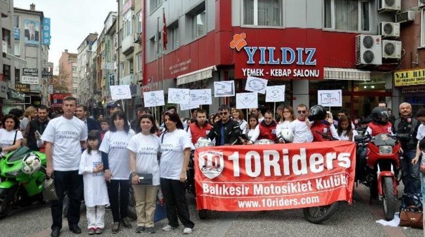 Otizmli &Ccedil;ocuklar Motosiklet Tutkunları İle Buluştu