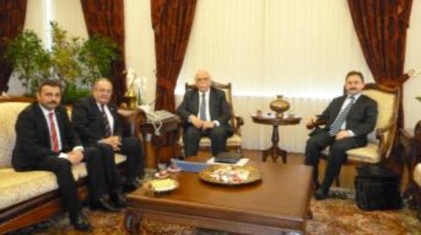 &Ccedil;orum Heyeti&rsquo;nden Bakan Avcı&rsquo;ya Ziyaret