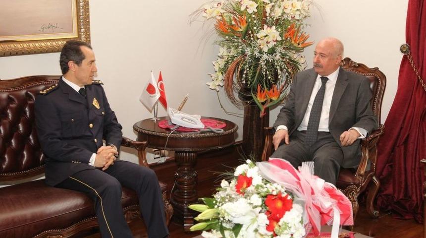 Ankara Emniyet M&uuml;d&uuml;r&uuml; Ay, Vali Y&uuml;ksel&rsquo;i Ziyaret Etti