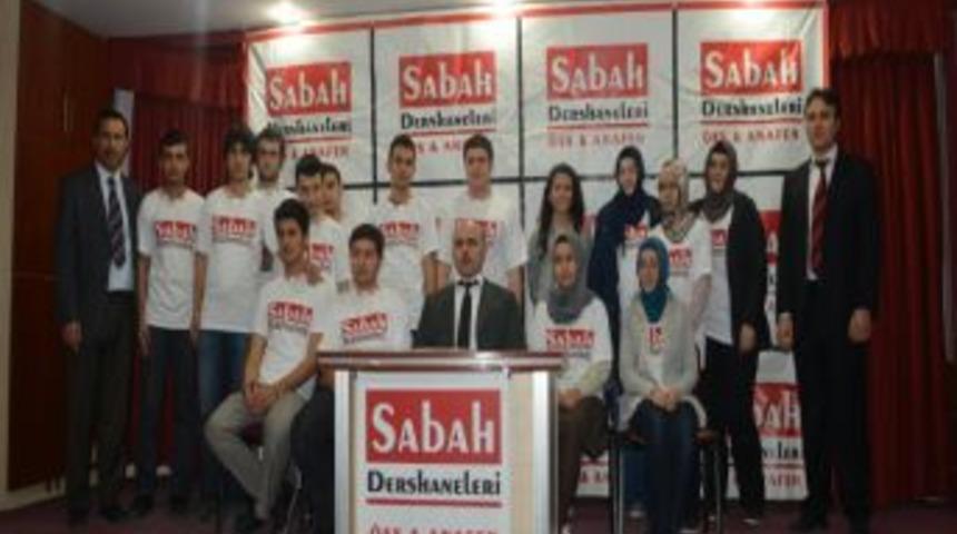 Karaman&rsquo;da YGS&rsquo;nin Şampiyonları Sabah Dersanesi&rsquo;nden