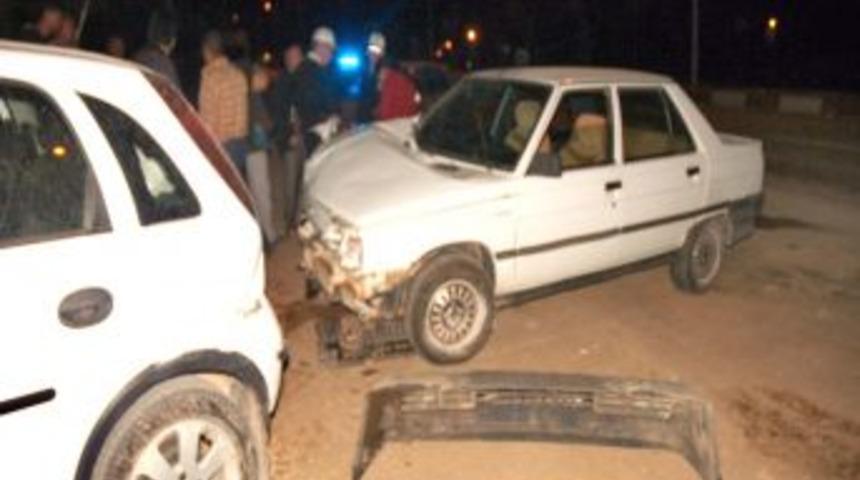 Köpekten Kaçtı Duran Araca Çarptı