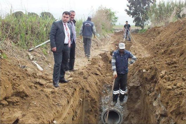 Köşk’te Kanalizasyon İnşaatı Başladı