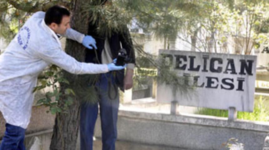 Mezarlıkta kendini astı