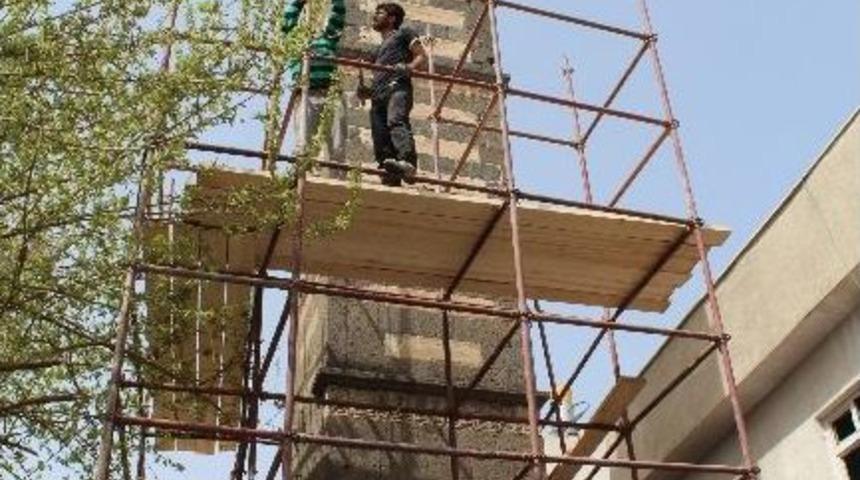 D&ouml;rt Ayaklı Minare Restore Ediliyor