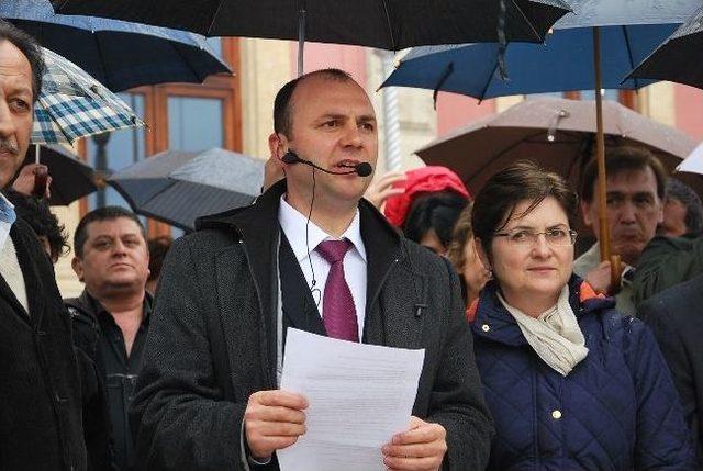 Edirne Kent Konseyi’nden Islıklı Protesto