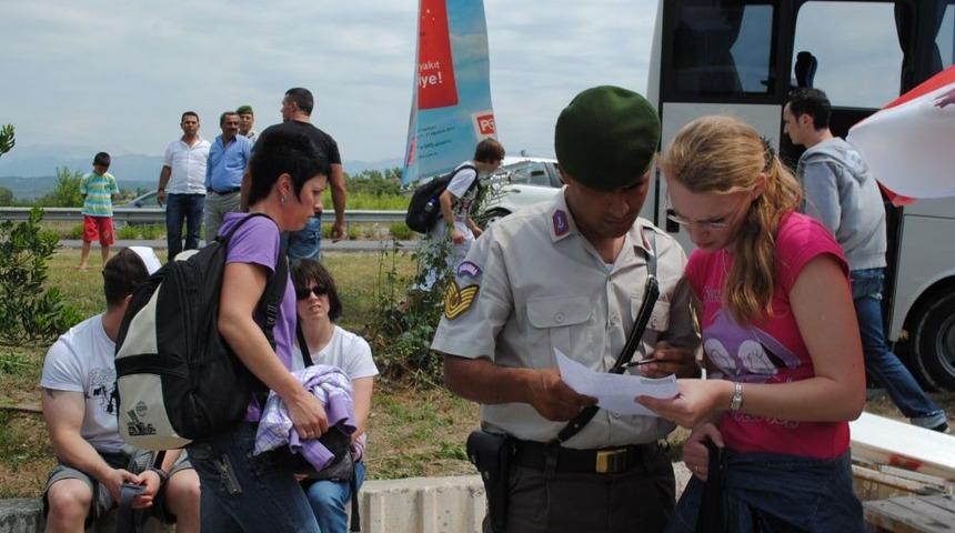 Sıkı Denetimlerle Manavgat'ta Turist Taşıyan Otob&uuml;s Kazası Sıfıra Indi
