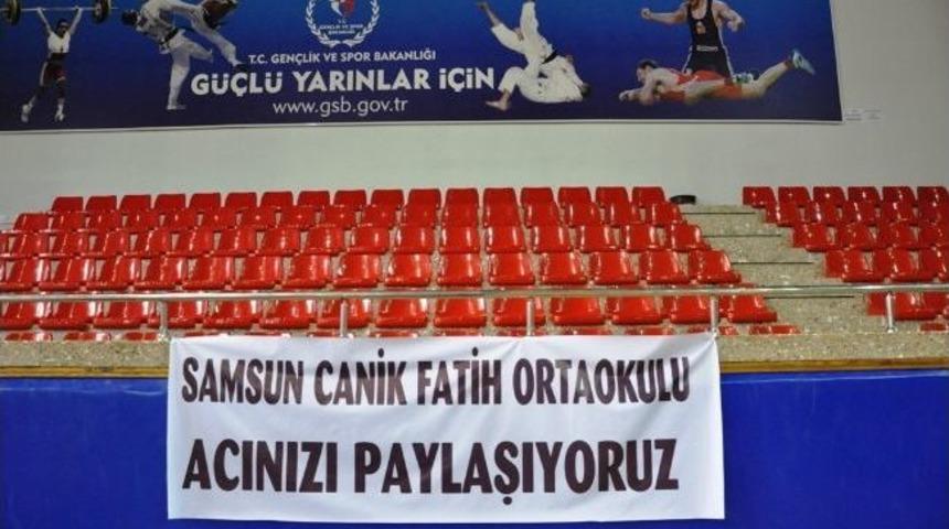 D&uuml;zce, Samsunlu Basketbolcuların Acısını Paylaşıyor