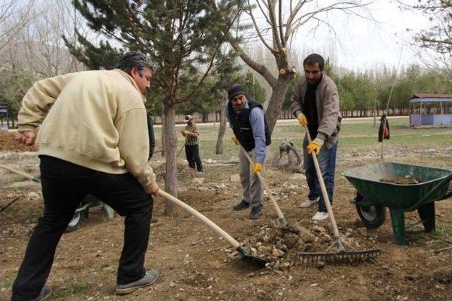 Yeni Şehir Parkında Hummalı Çalışma