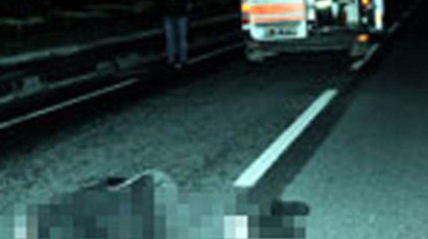 Yolun karşısına ge&ccedil;emedi