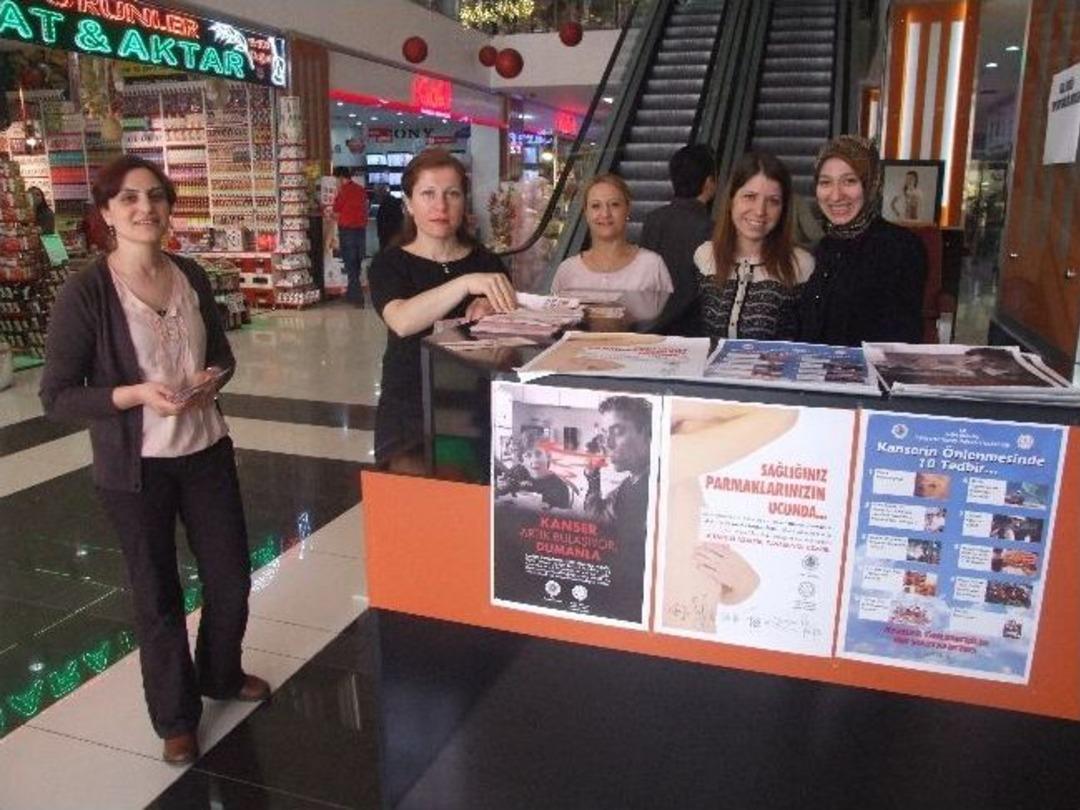 Kdz. Ereğli&rsquo;de Kanser Haftası Etkinlikleri Bilgilendirme Stantı