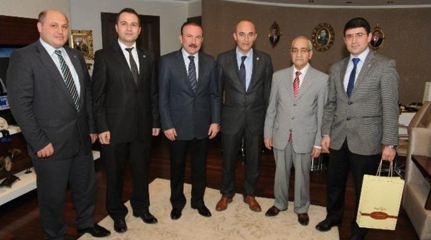 Başkan Doğan Ziyaret&ccedil;ilerini Ağırladı