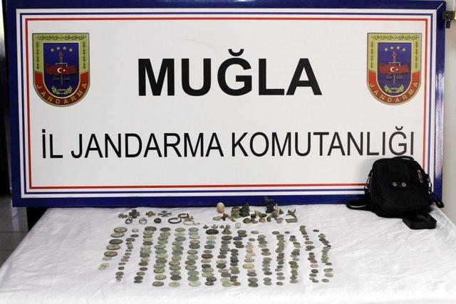 Muğla’da 1 Milyon Lira Değerinde Tarihî Eser Ele Geçirildi