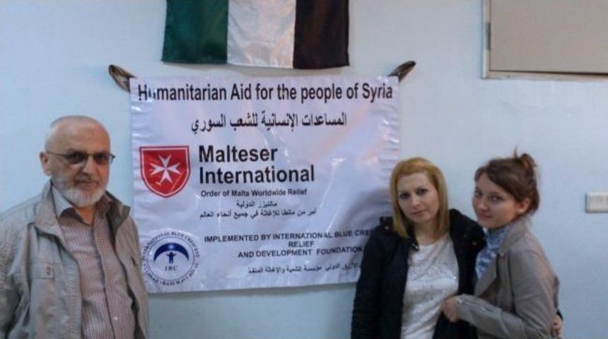 Uluslararası Mavi Hilal İnsani Yardım Ve Kalkınma Vakfı&rsquo;ndan Suriyelilere Yardım