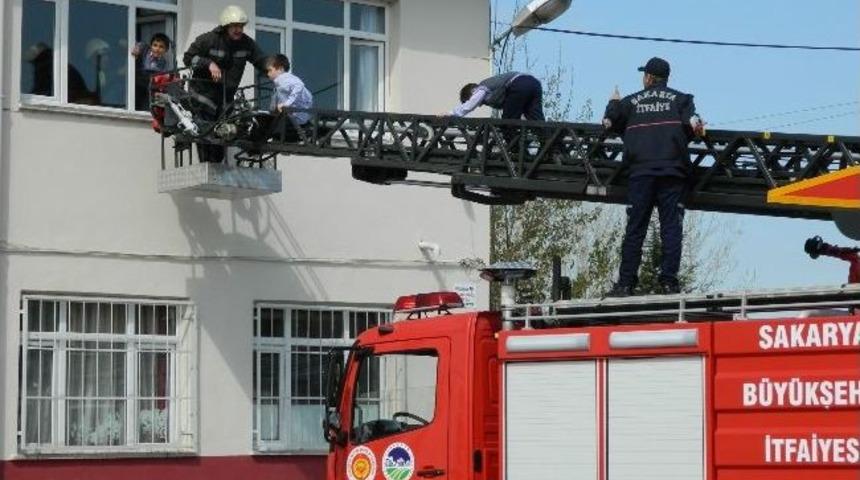 Sabah&rsquo;tan Yangın Tatbikatı