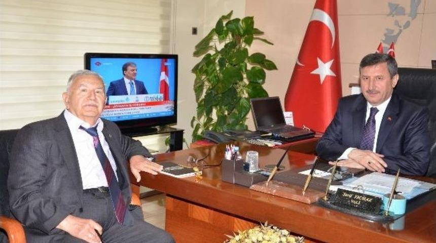 Kılı&ccedil;aslan Vakfı Başkanı Vali Şerif Yılmaz&rsquo;ı Ziyaret Etti