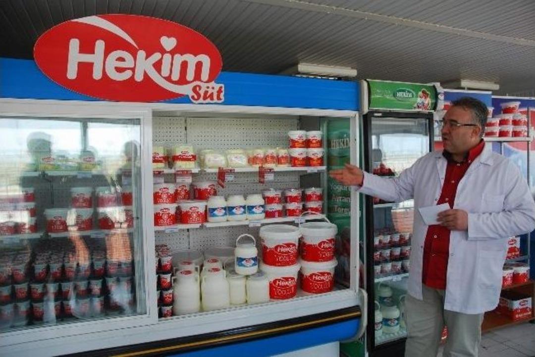 Hekim S&uuml;t Satış Ve Tanıtım Reyonu Hizmete A&ccedil;ıldı