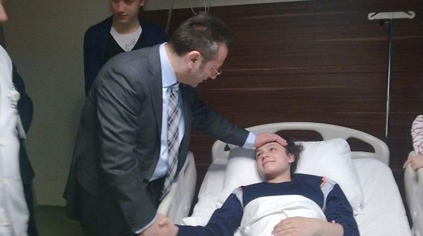 Kazada Yaralanan Sporculara Ziyaret&ccedil;i Akını