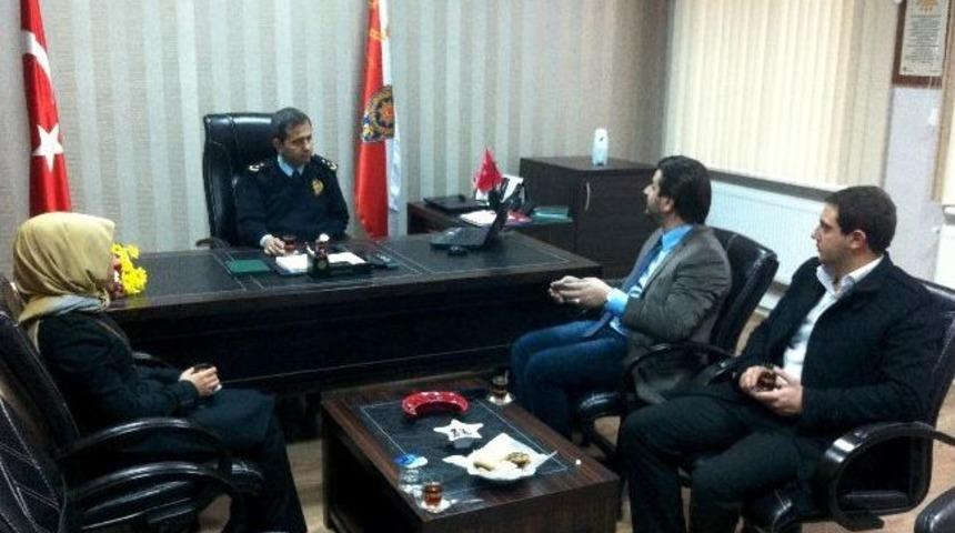 Ak Partili Gen&ccedil;lerden Emniyete Ziyaret