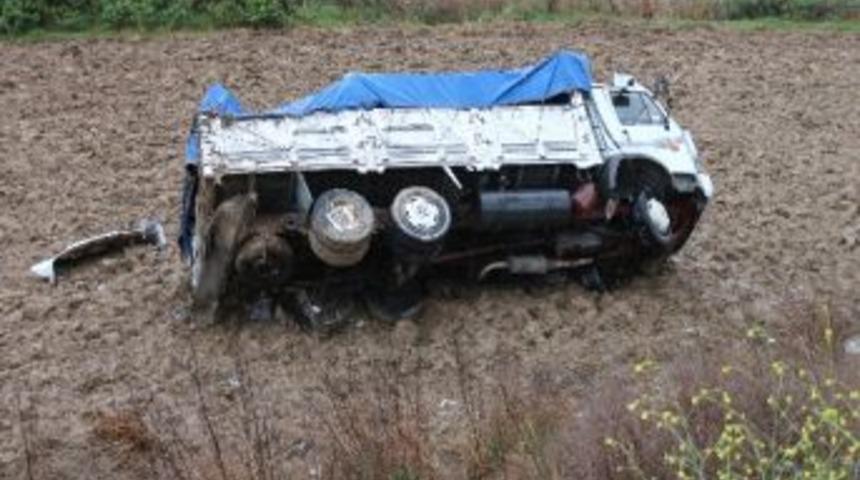 Mut'ta Trafik Kazası: 1 Yaralı