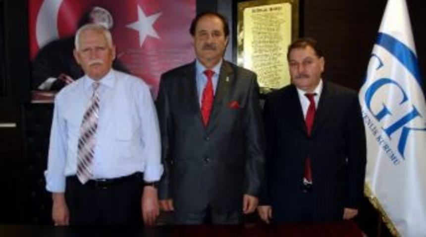 K&ouml;ksal&rsquo;dan Sgk İl M&uuml;d&uuml;r&uuml; Turan&rsquo;a Ziyaret