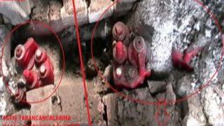 Yeraltı tanklarına gizlenmiş kaçak mazot bulundu