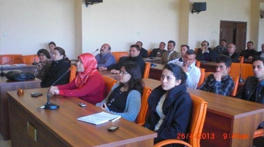 İl &Ouml;zel İdaresi Personeline İş G&uuml;venliği Eğitimi Verildi