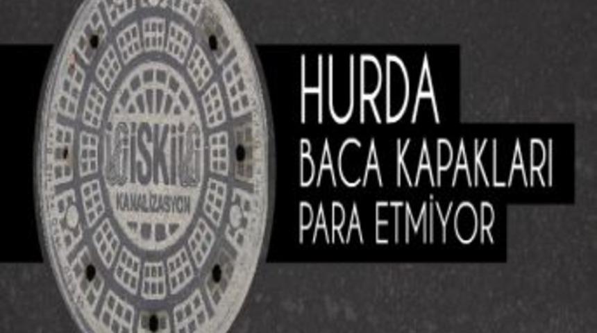 İSKİ&rsquo;den Hırsızlara: R&ouml;gar Kapağını &Ccedil;almayın, Para Etmiyor!