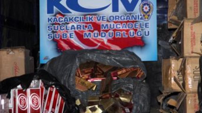 Bolu'da 35 Bin Paket Sigara Ele Ge&ccedil;irildi
