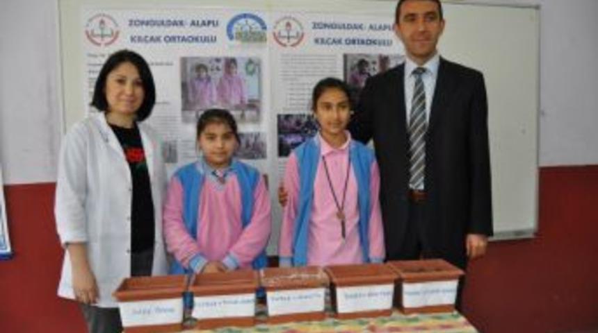 Alaplı Kıl&ccedil;ak Ortaokulu &ouml;ğrencilerinden &ccedil;evreci proje