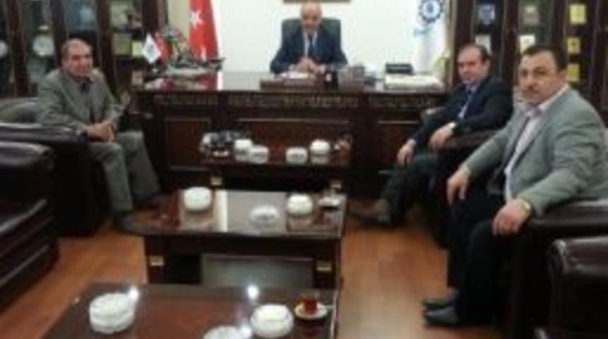 Tortum Müftüsü Büyük'ten Etso Ve Baro'ya Ziyaret